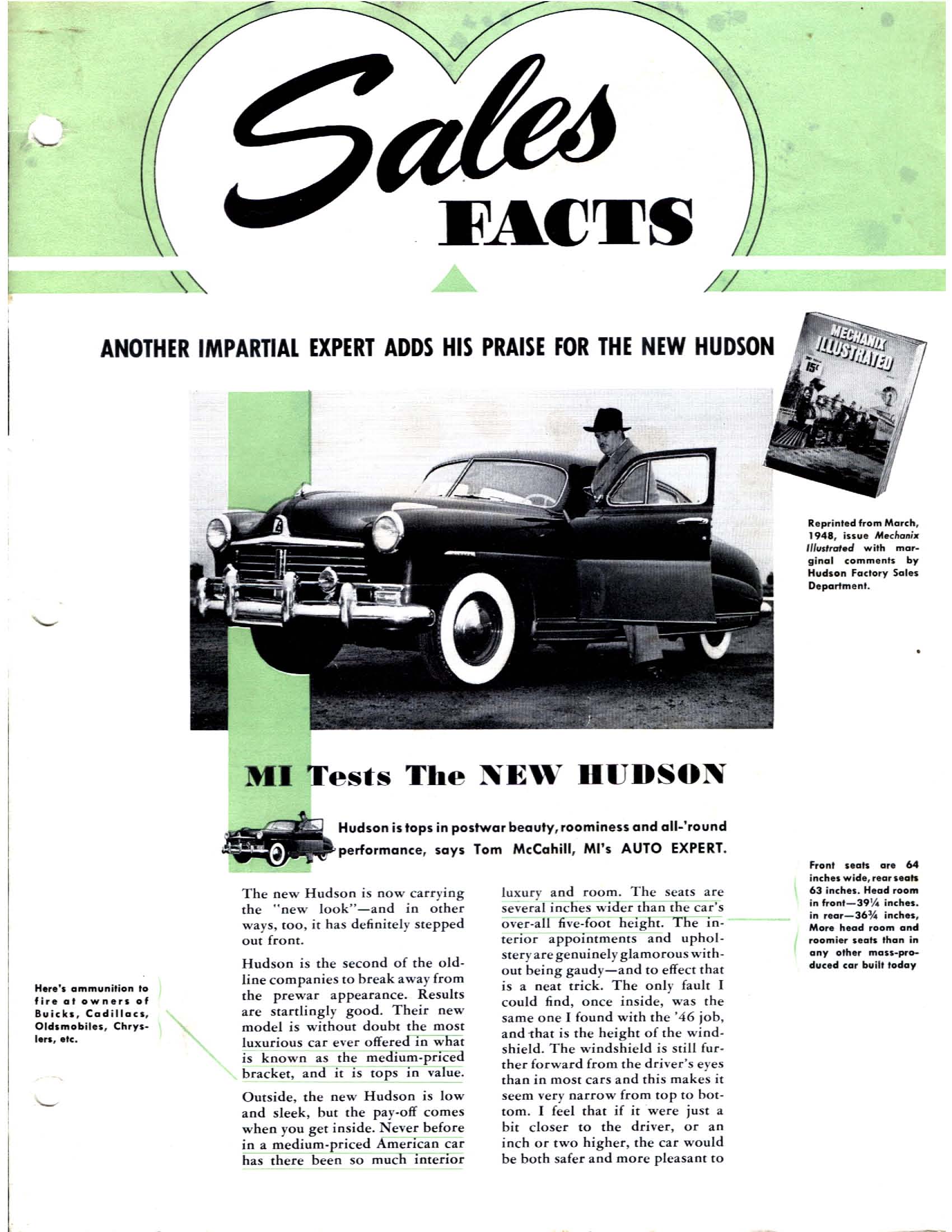 1948 Hudson Mechanix Illustrated Road Test